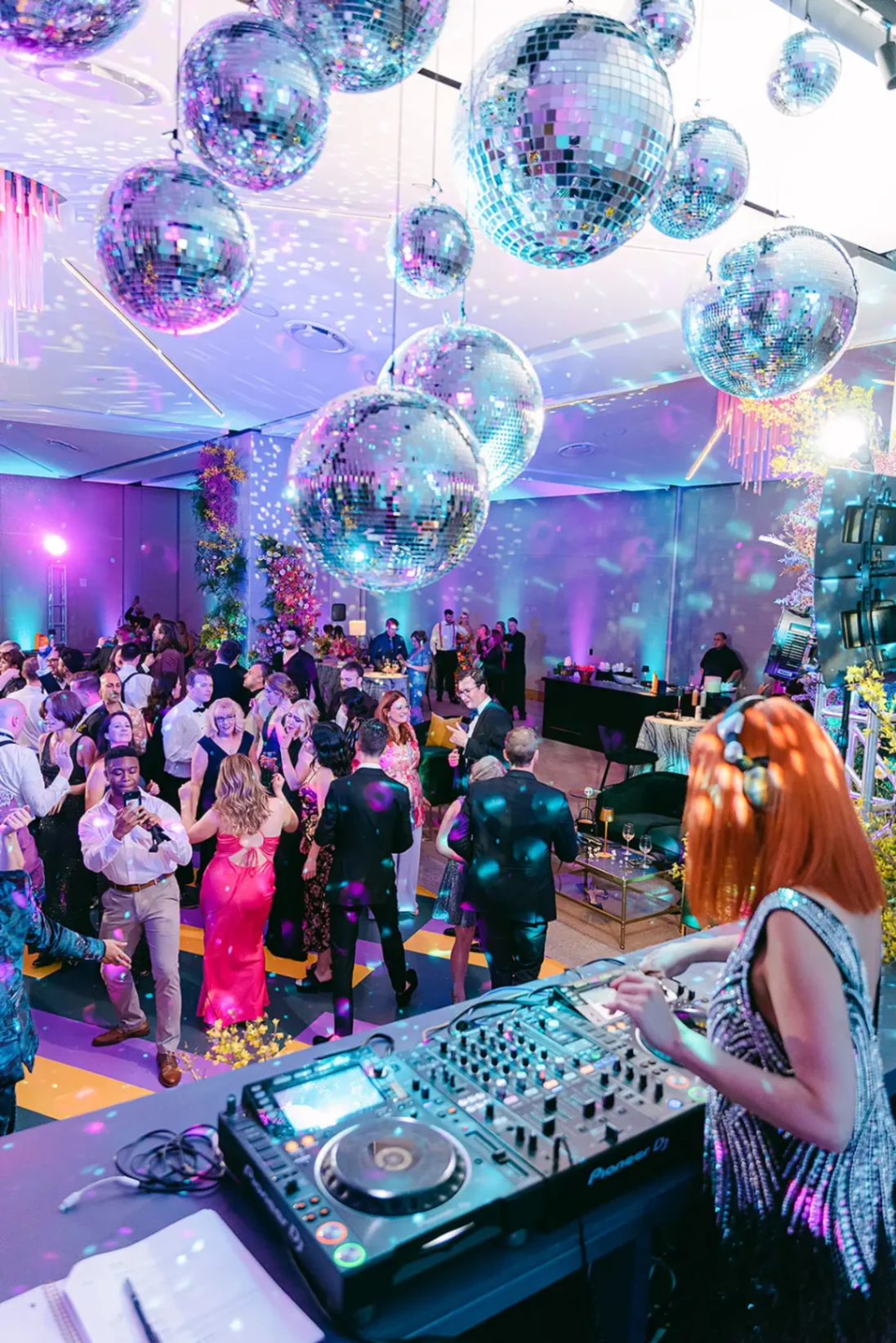 DJ at a wedding reception