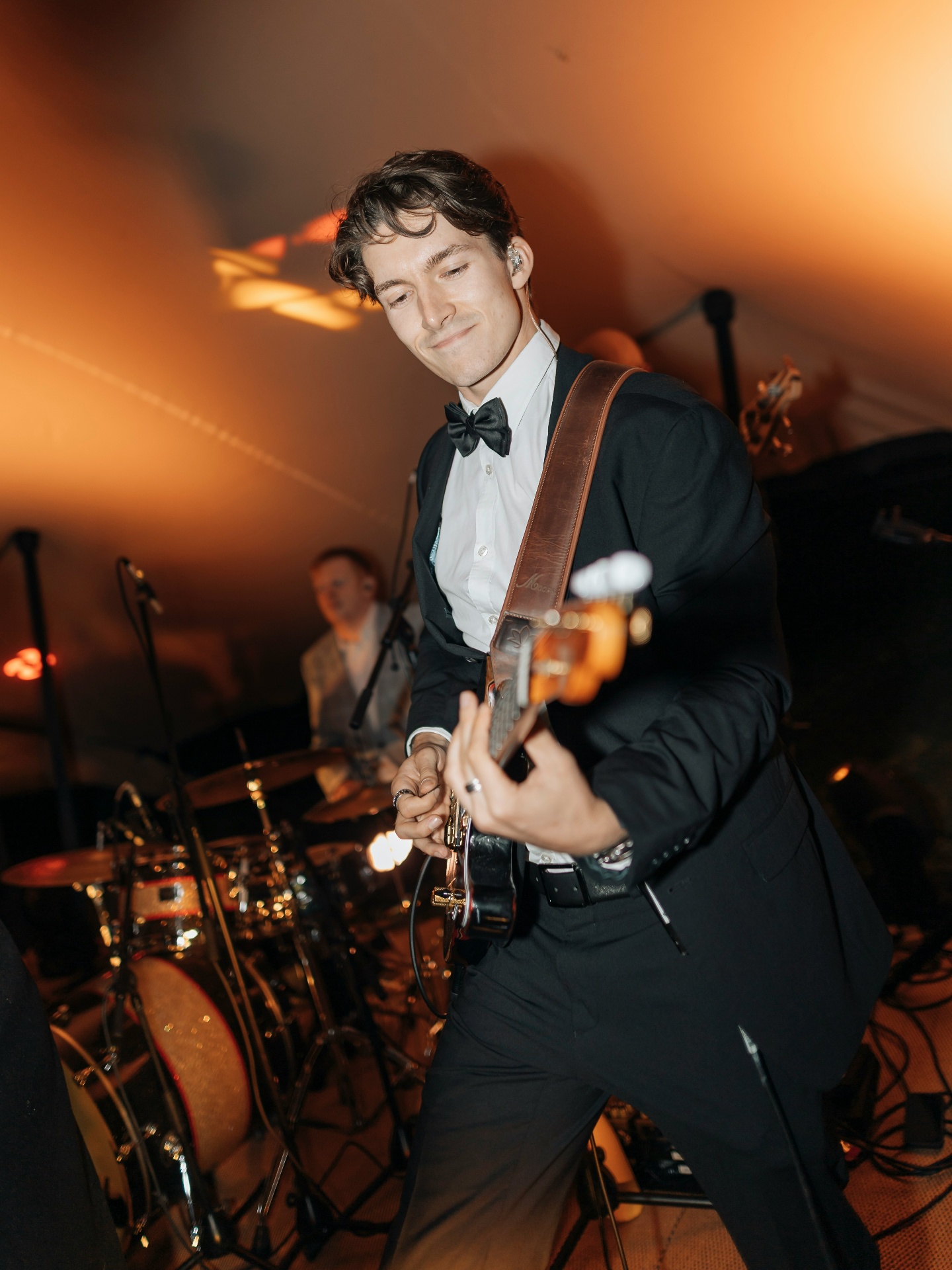 Live musicians at a Colorado wedding